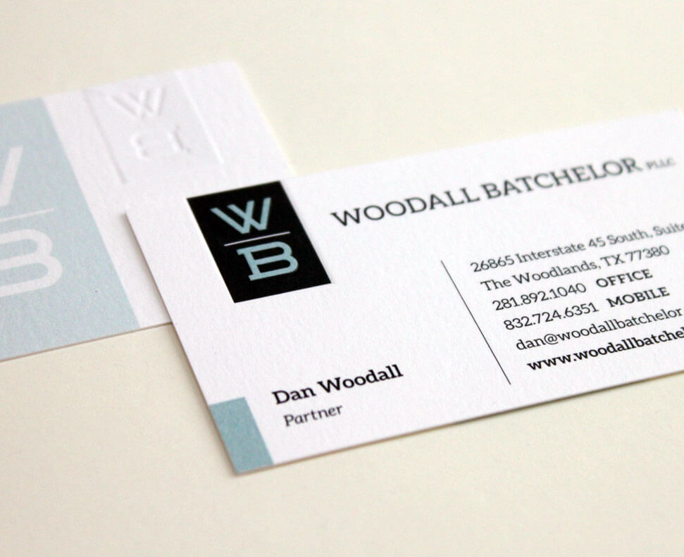 Woodall Batchelor, PLLC business card