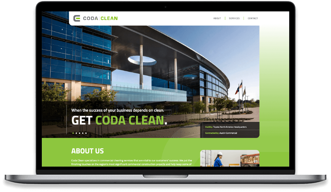 Coda Clean website