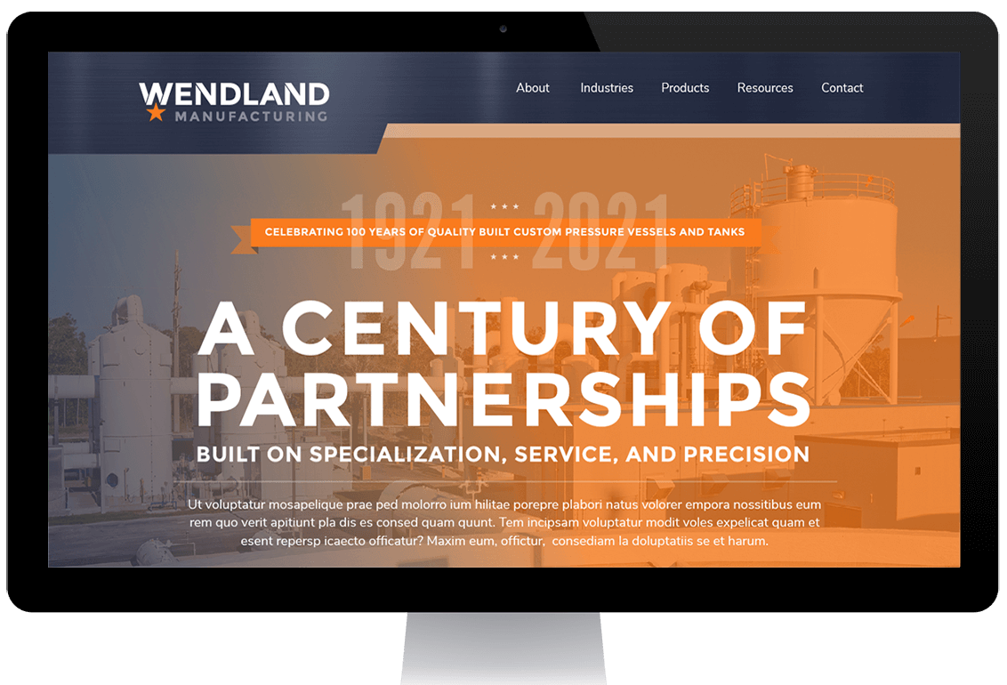 Wendland Manufacturing website