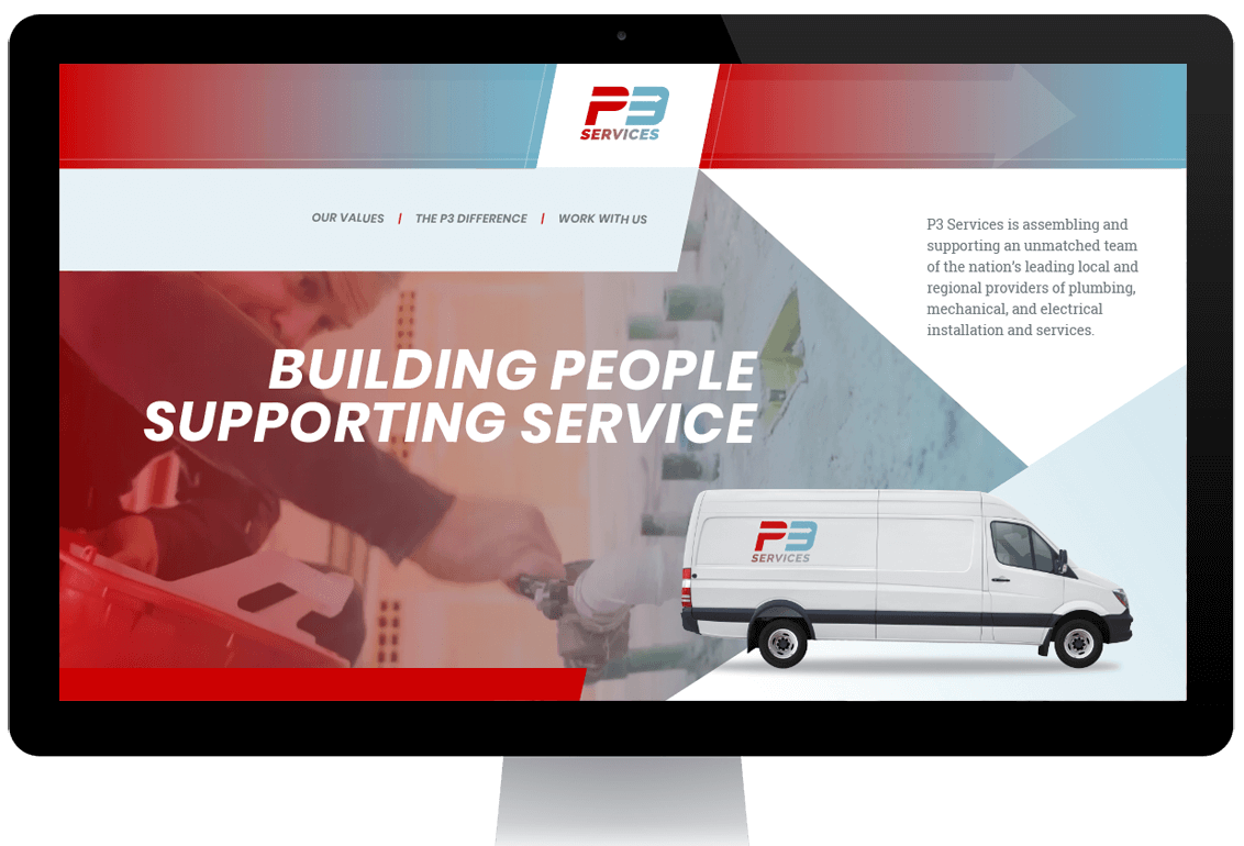 P3 Services website